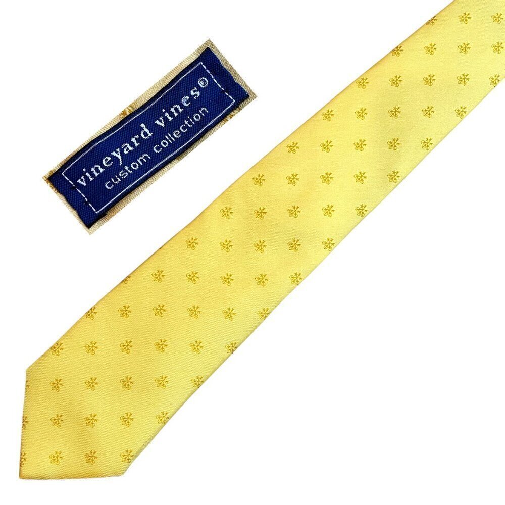 VINEYARD VINES UBS‎ Silk Key Pattern Tie Made in USA